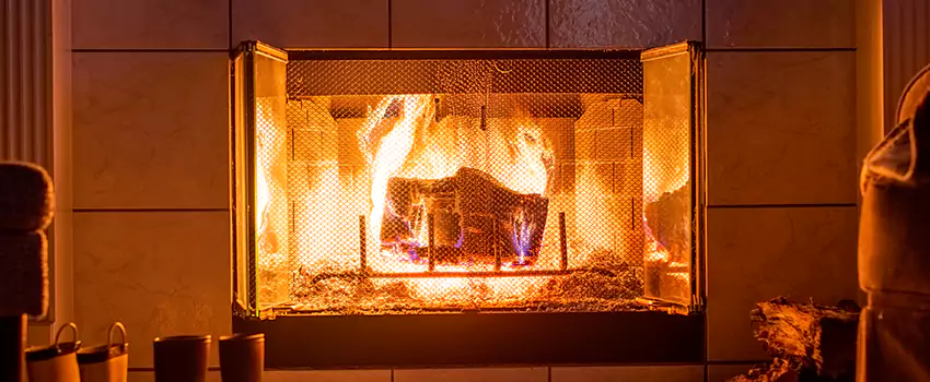 Mendota Hearth Landscape Fireplace Installation in West Lafayette, Indiana