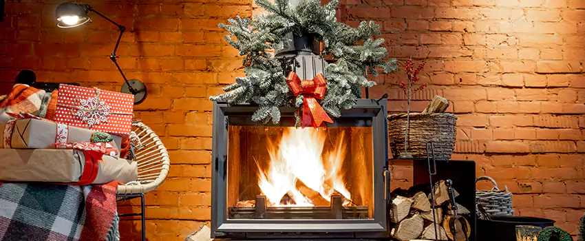 Travis Industries Linear Gas Fireplace Installation in West Lafayette, Indiana
