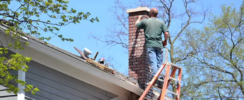 Vinyl and PVC Chimney Flashing Installation in West Lafayette, IN