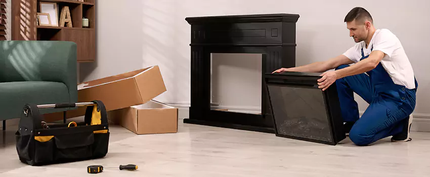 Old Rusted Metal Fireplace Repair And Replacement in West Lafayette, IN