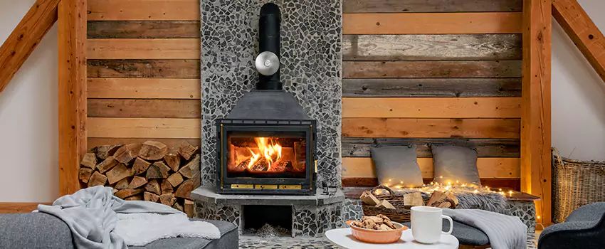 Thelin Hearth Products Direct Vent Gas Stove Fireplace Inspection in West Lafayette, Indiana